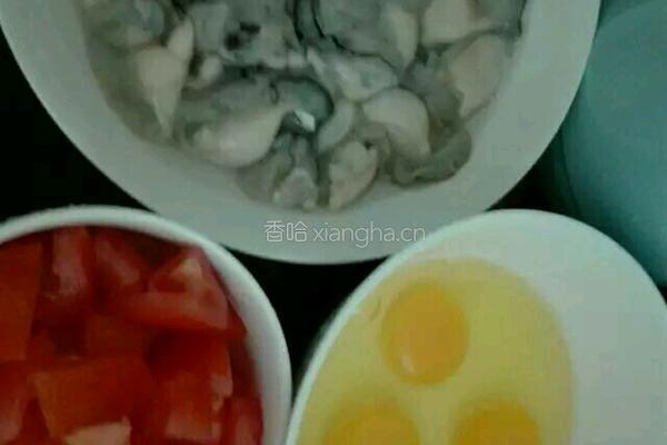 番茄鸡蛋烙蚝仔的做法图解2