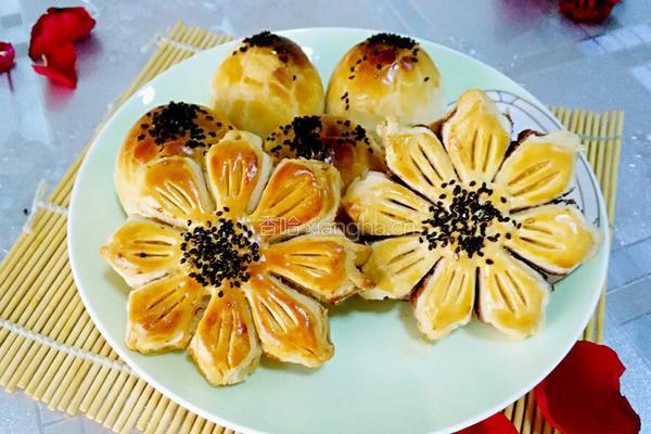 莲蓉酥(豆沙酥)