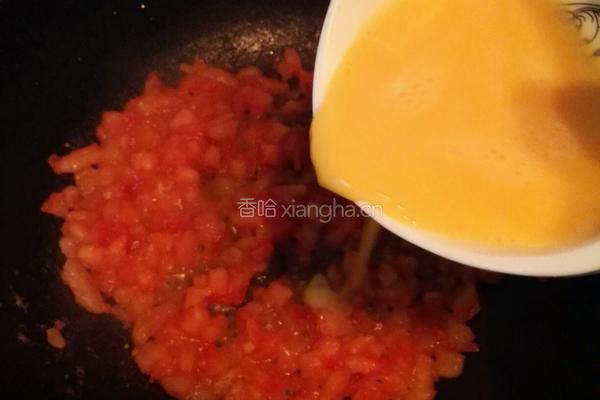 蕃茄蛋炒饭的做法图解3