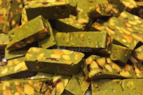 抹茶味牛轧糖的做法图解10