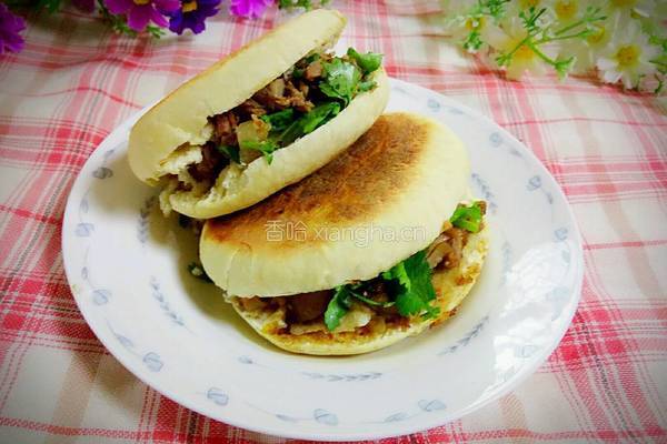 烧饼夹肉的做法图解14