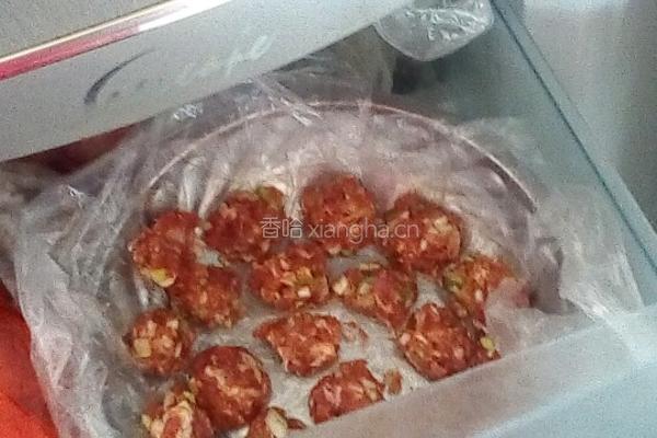 肉馅汤圆的做法图解2
