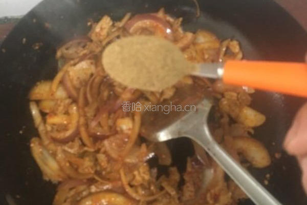 新疆炒烤肉的做法图解9