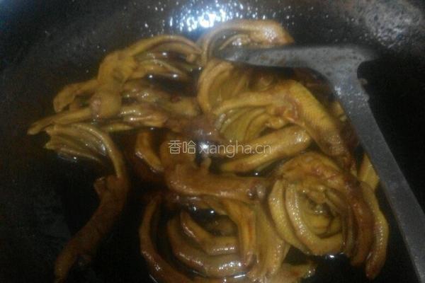 卤鸭脚的做法图解4