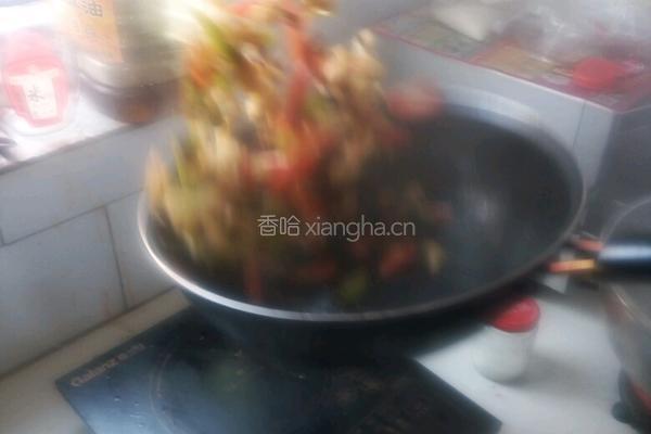 青椒火腿的做法图解7