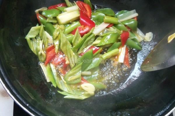菜花瘦肉的做法图解7