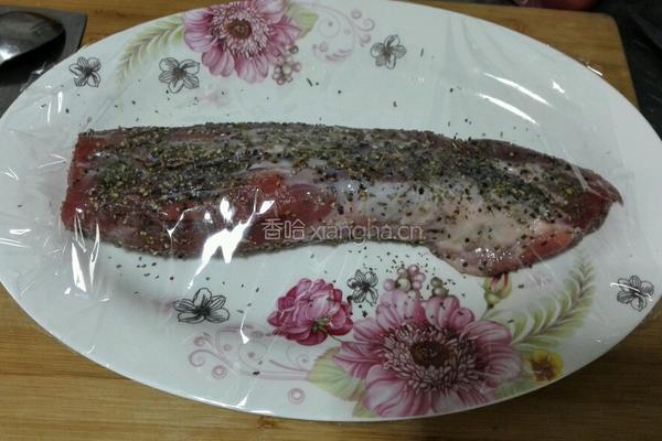 烤火腿猪里脊的做法图解3