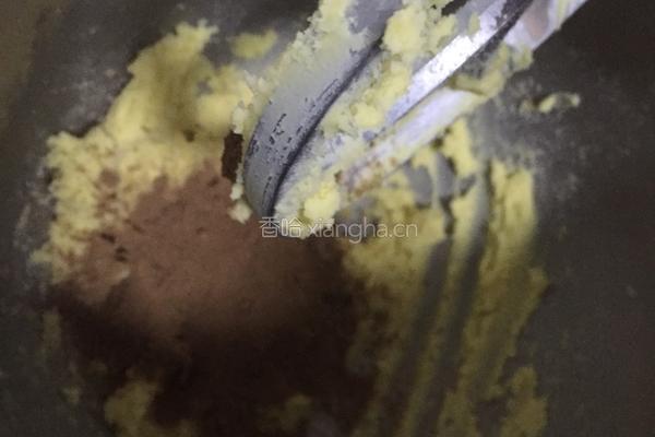 可可粉黄油曲奇饼干的做法图解4