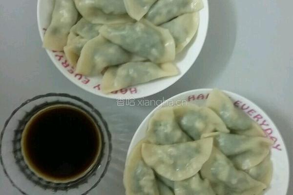 荠菜豆腐水饺