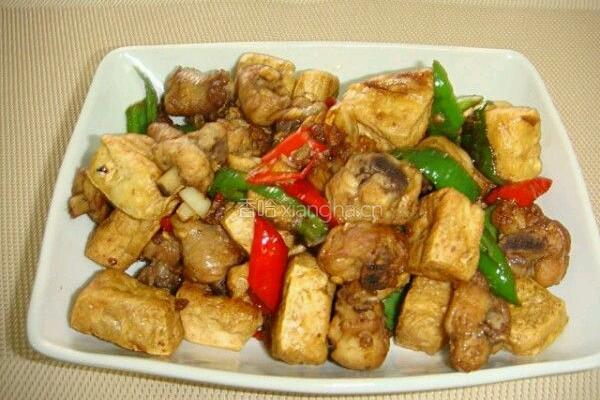香辣豆腐鸡块