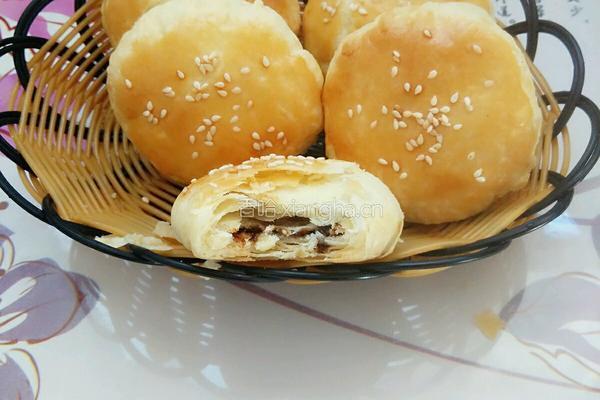芝麻红糖酥饼的做法图解15