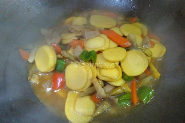 茨菇炒咸肉的做法图解8