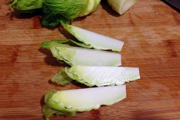 白灼儿菜的做法图解1