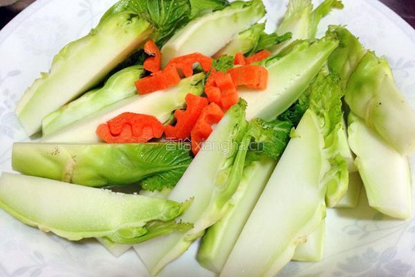 白灼儿菜的做法图解2