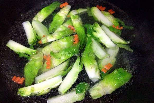 白灼儿菜的做法图解3