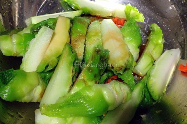 白灼儿菜的做法图解4