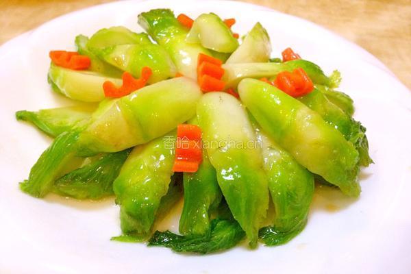 白灼儿菜的做法图解5