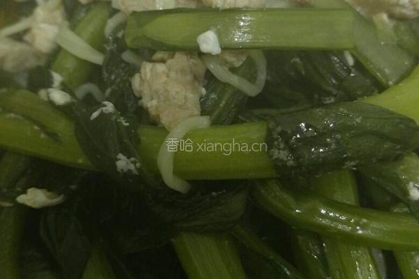 青菜瘦肉鸡蛋面