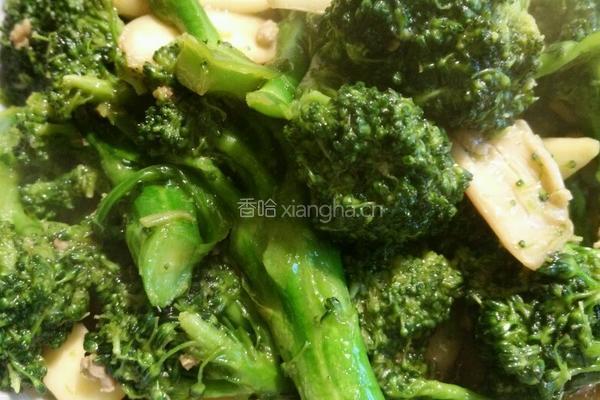 鸡腿菇炒西蓝花的做法图解6