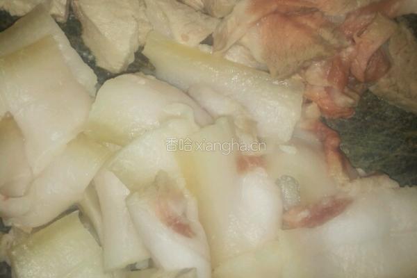 小炒回锅肉的做法图解3