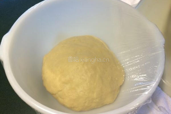 椰丝夹心酸奶面包的做法图解3