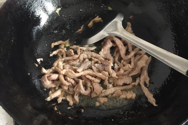 肉丝面的做法图解4