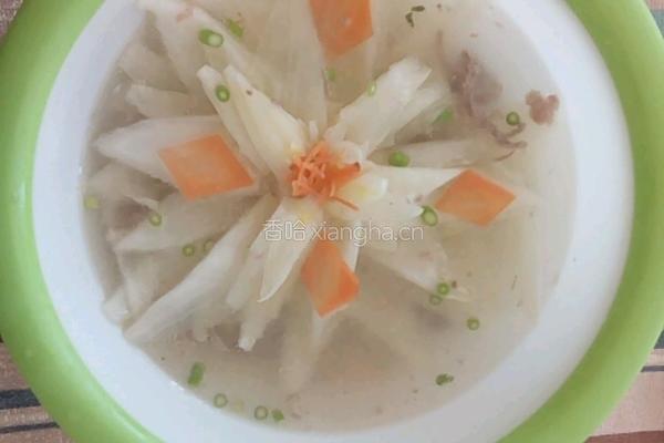 白菜莲花汤??的做法图解7