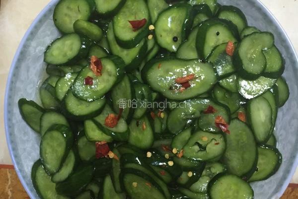 酸酸甜甜辣黄瓜 的做法图解5