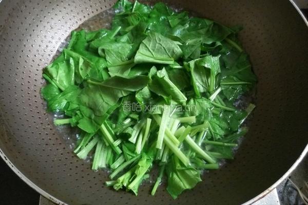 菠菜鸡蛋汤的做法图解4