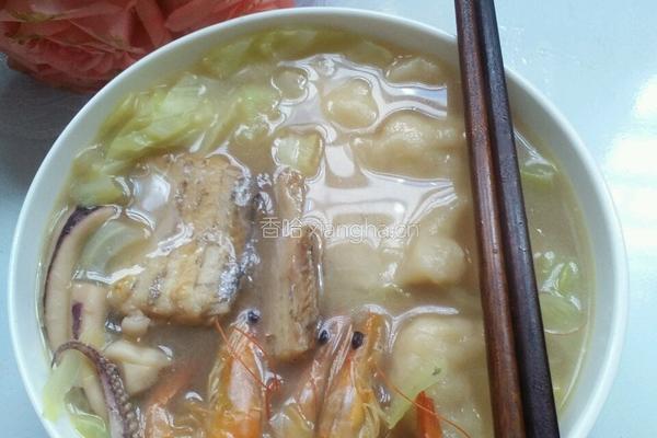 海鲜疙瘩面的做法图解11