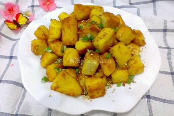 孜然芝麻馒头粒的做法图解7