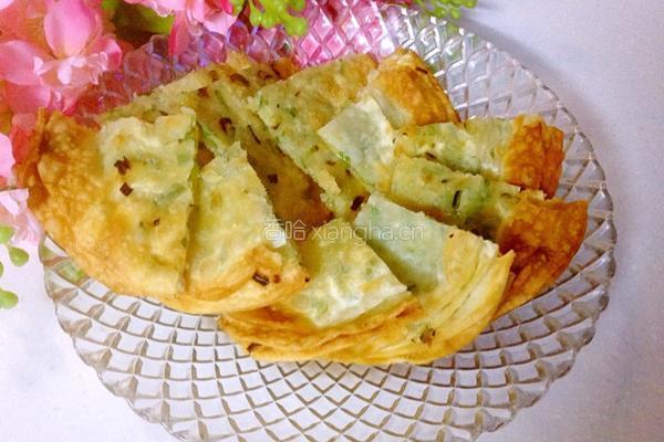 香酥葱油饼。。。饺子皮的华丽变身的做法图解11