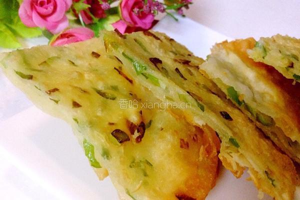 香酥葱油饼。。。饺子皮的华丽变身的做法图解13