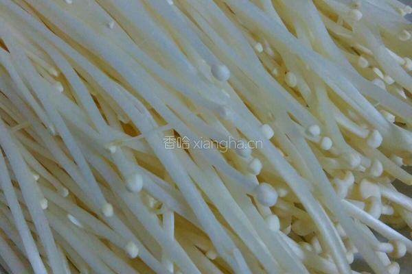 麻辣金针菇的做法图解1