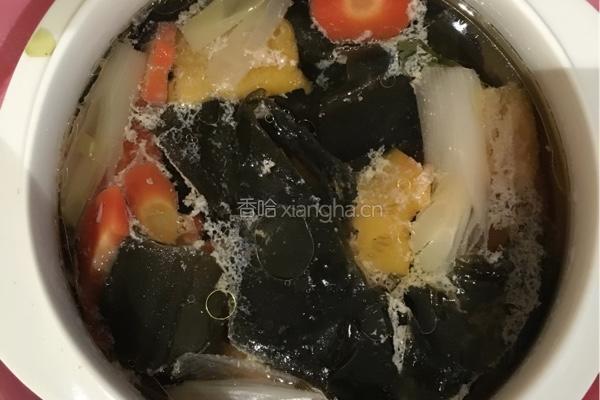 蔬菜海带鸡汤的做法图解3