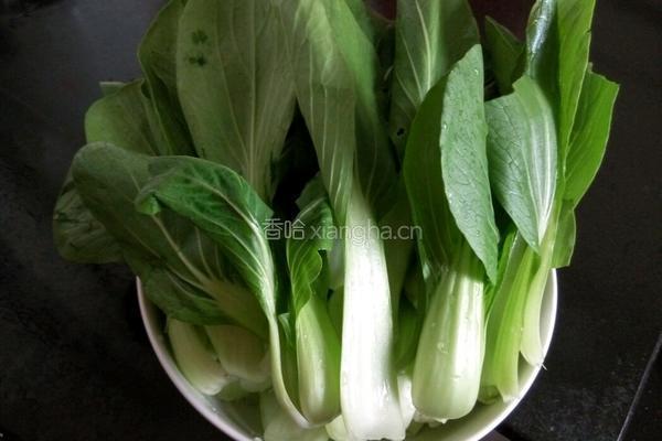 蒜蓉上海青的做法图解1