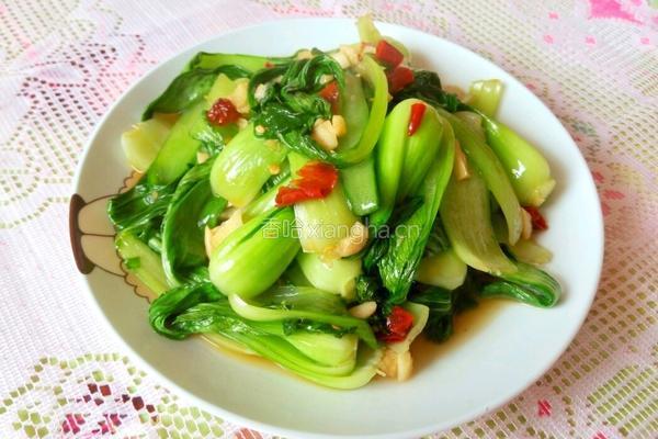 蒜蓉上海青的做法图解6