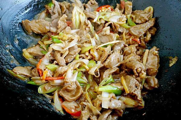 葱爆孜然羊肉的做法图解7