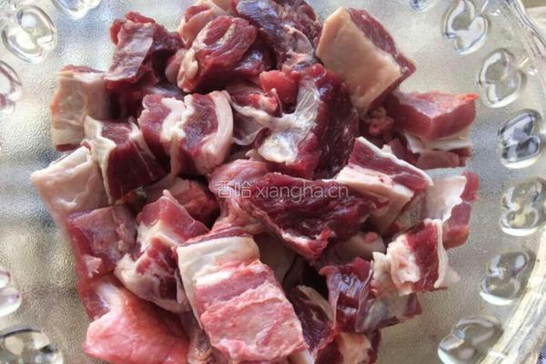 牛肉炖西红柿的做法图解1