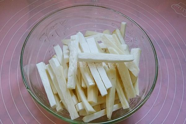 杏鲍菇炒肉丝的做法图解2