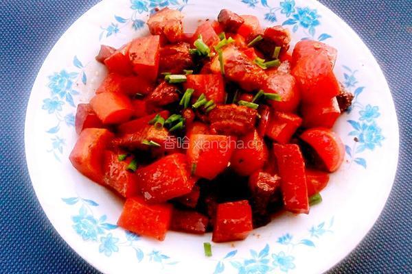 胡萝卜烧肉