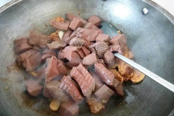 红烧鸭血的做法图解5