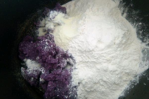 紫薯玫瑰花馒头的做法图解5