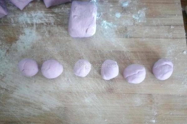 紫薯玫瑰花馒头的做法图解9