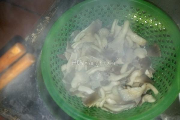 红薯粉炸平菇的做法图解1