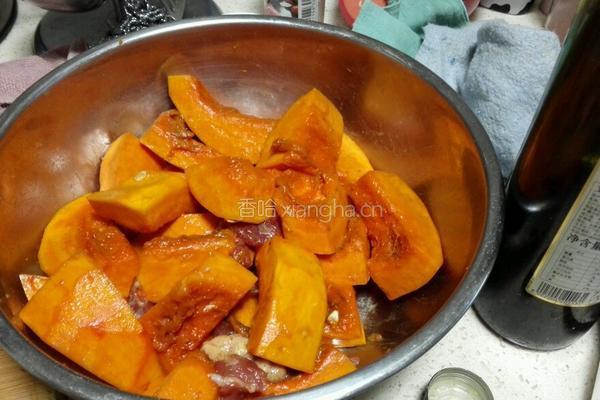 烤南瓜黑椒牛肉的做法图解4