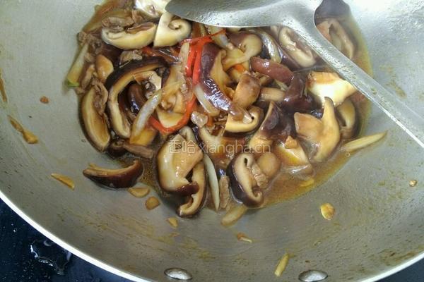 蚝油香菇油菜的做法图解5