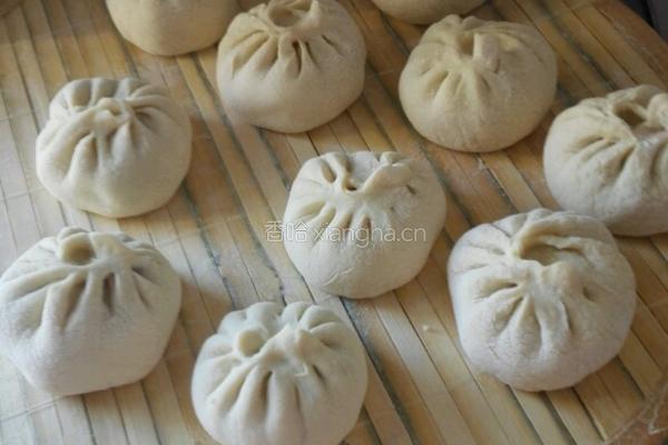 白菜素包子的做法图解6