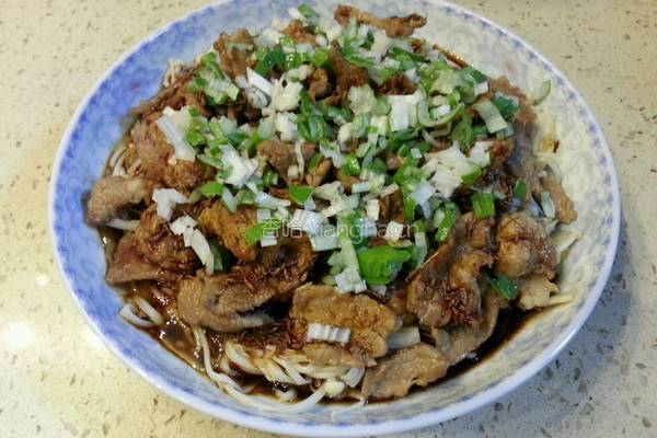 牛肉金针菇的做法图解7