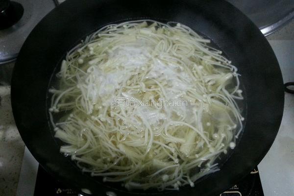 牛肉金针菇的做法图解2